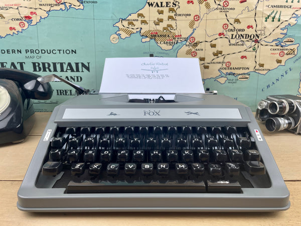 Typewriter, WH Smith Grey Fox