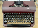 Typewriter, 1955 Bergundy Olympia SM 2