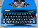 Typewriter, Blue Silver Reed Silverette II
