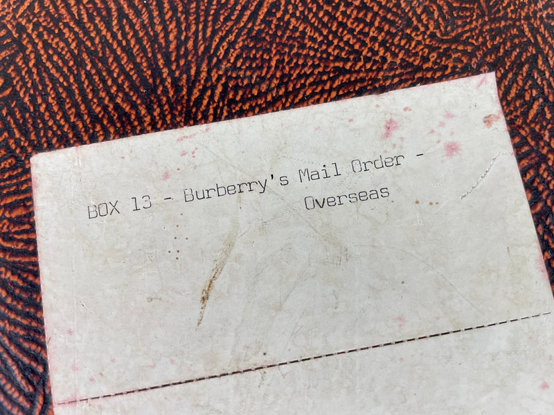 Pair of Ex Burberry Card File Boxes