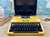 Typewriter, Yellow Silver Reed Silverette