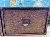 Large Pair of Card File Boxes