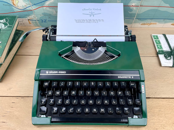 Silver Reed Typewriter