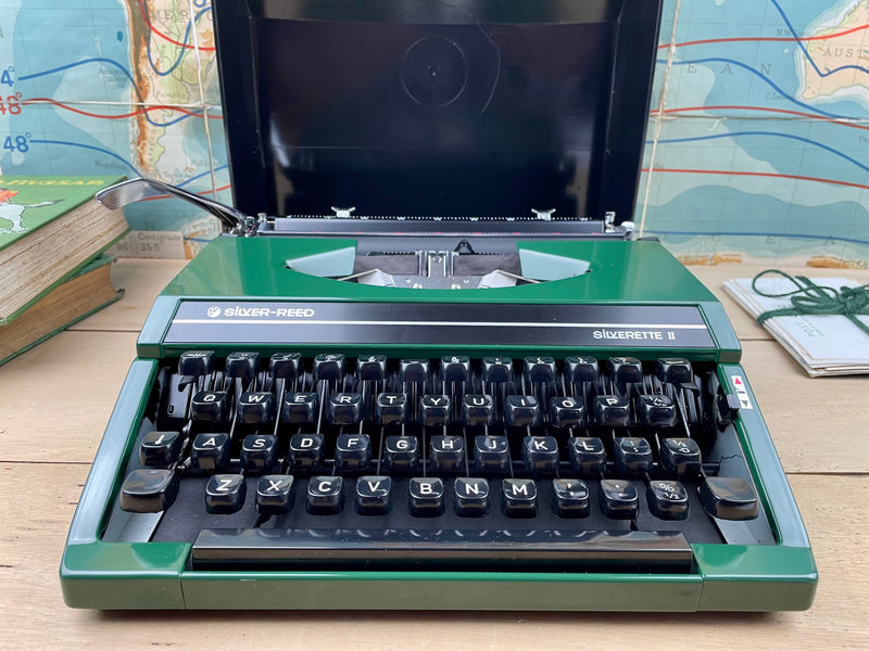 Typewriter, Green Silver Reed
