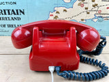 Vintage 1960's Red Desk Phone