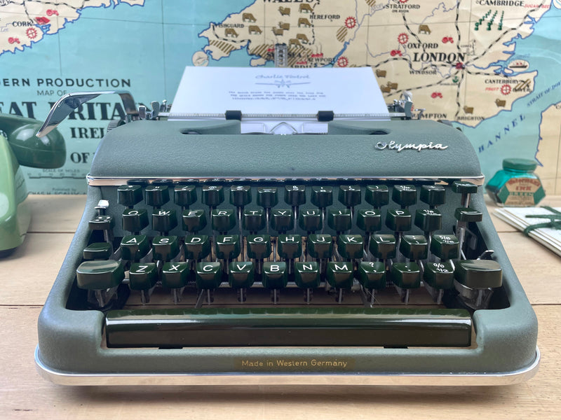 Typewriter, 1956 Olympia SM3