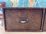 Large Pair of Card File Boxes