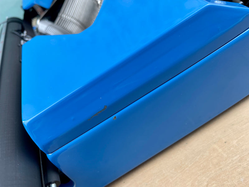 Typewriter,  Blue Silver Reed Silverette II