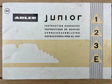 Adler Junior E Manual