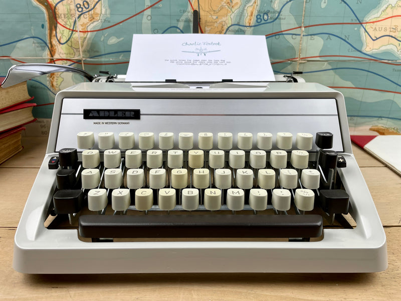 Typewriter, 1974 Adler Gabriele 25 – Charlie Foxtrot Vintage