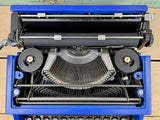 Typewriter, Olivetti Dora - Blue