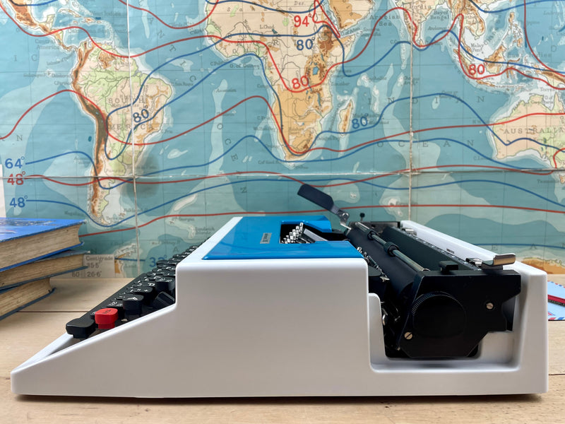 Typewriter, Underwood 315 - Blue