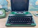 Typewriter, Green Silver Reed