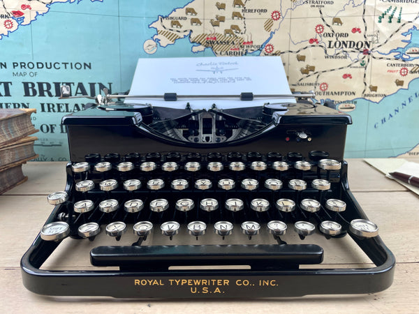 Typewriter, 1930 Royal Portable