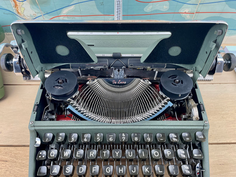 Typewriter, 1956 Olympia SM 3 with Extended Carriage