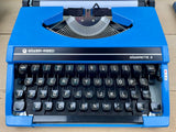 Typewriter, Blue Silver Reed Silverette II