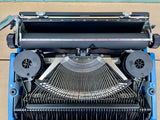 Typewriter, Blue Silver Reed Silverette II