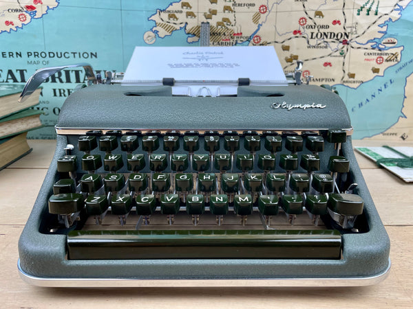 Typewriter, 1959 Olympia SM3 with Congress Type Face