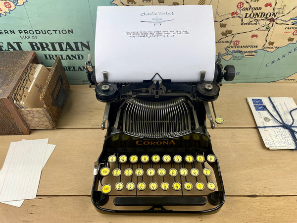 Folding Corona 3 Typewriter