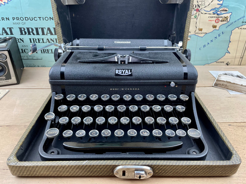 Typewriter, 1941 Royal Commander Portable