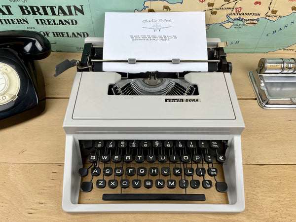 Olivetti Dora Typewriter