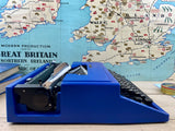 Typewriter, Olivetti Dora - Blue