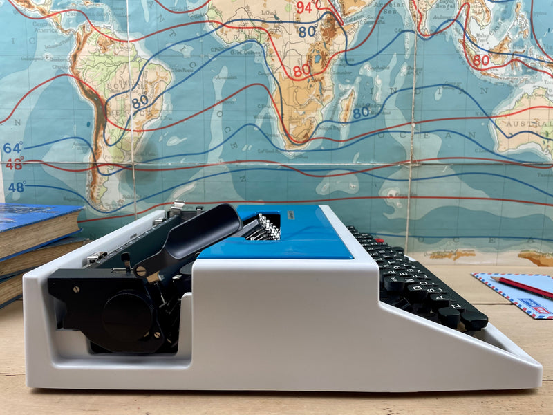 Typewriter, Underwood 315 - Blue