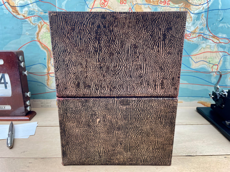 Large Pair of Card File Boxes