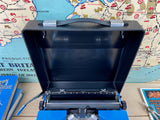 Typewriter,  Blue Silver Reed Silverette II