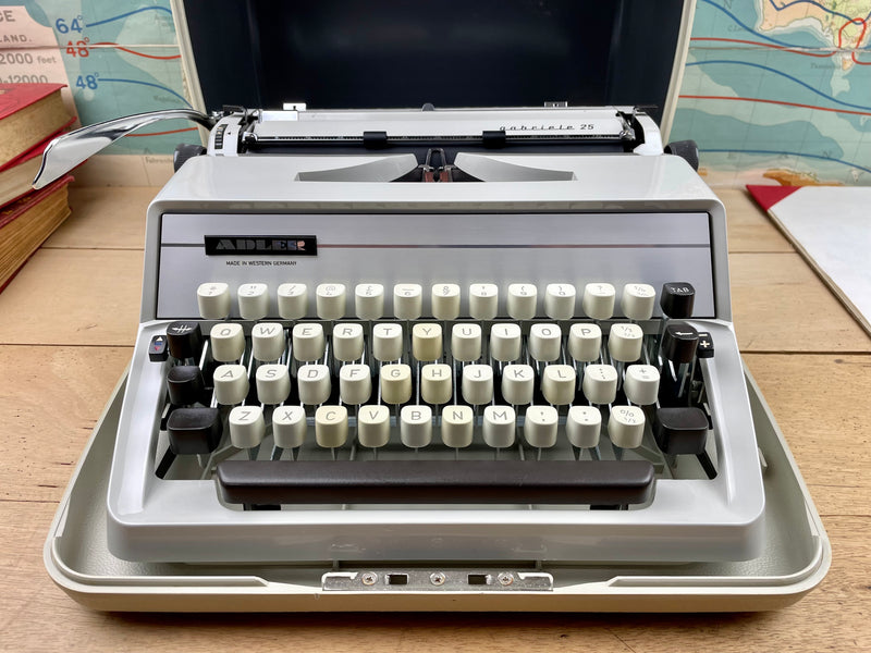 Typewriter, 1974 Adler Gabriele 25 – Charlie Foxtrot Vintage