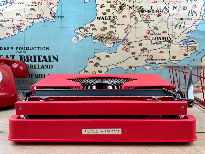 Typewriter, WH Smith Red Fox