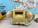 Vintage 1970's Yellow Desk Phone