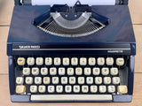 Typewriter,  Silver Reed Silverette - Navy