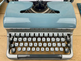 Typewriter, 1961 Blue Bird with New Platen