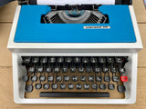 Typewriter, Underwood 315 - Blue