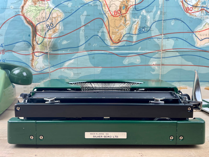 Typewriter, Green Silver Reed