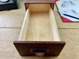 Pair of Ex Burberry Card File Boxes