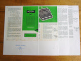 Typewriter, 1958 Olympia SM 2