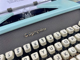 Typewriter, 1962 Blue Olympia SM7