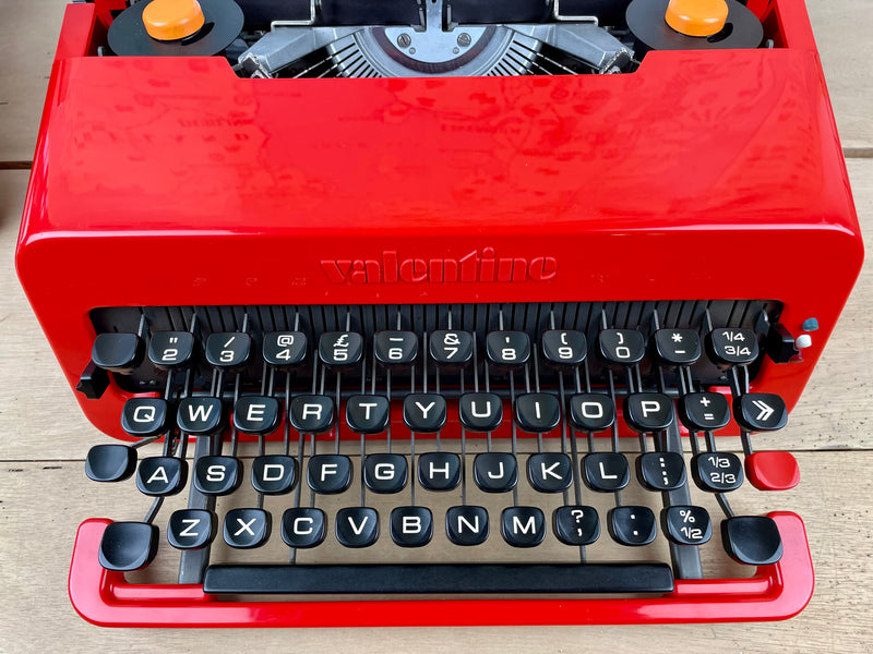 Typewriter, 1969 Olivetti Valentine