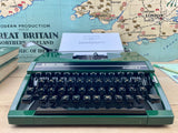 Typewriter, Green Silver Reed