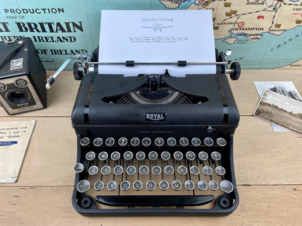 Royal Commander Typewriter