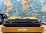 Typewriter, Yellow Silver Reed Silverette
