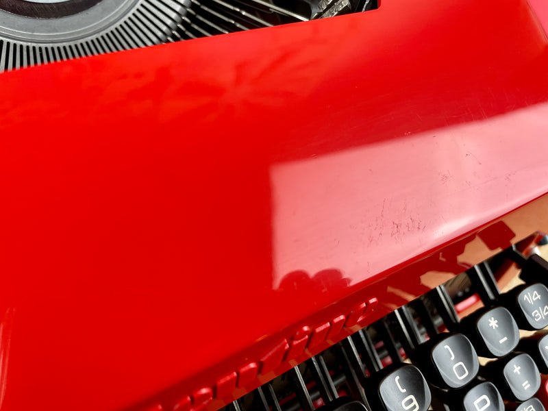 Typewriter, 1969 Olivetti Valentine