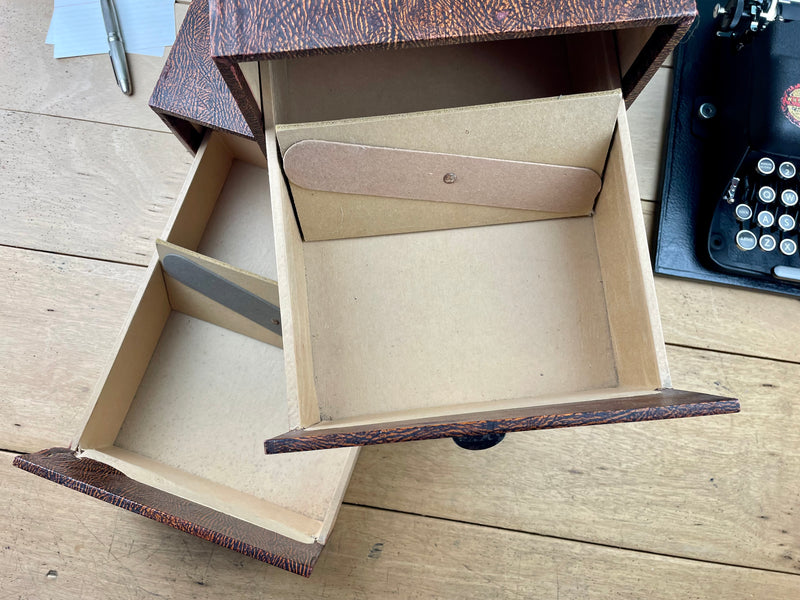 Large Pair of Card File Boxes