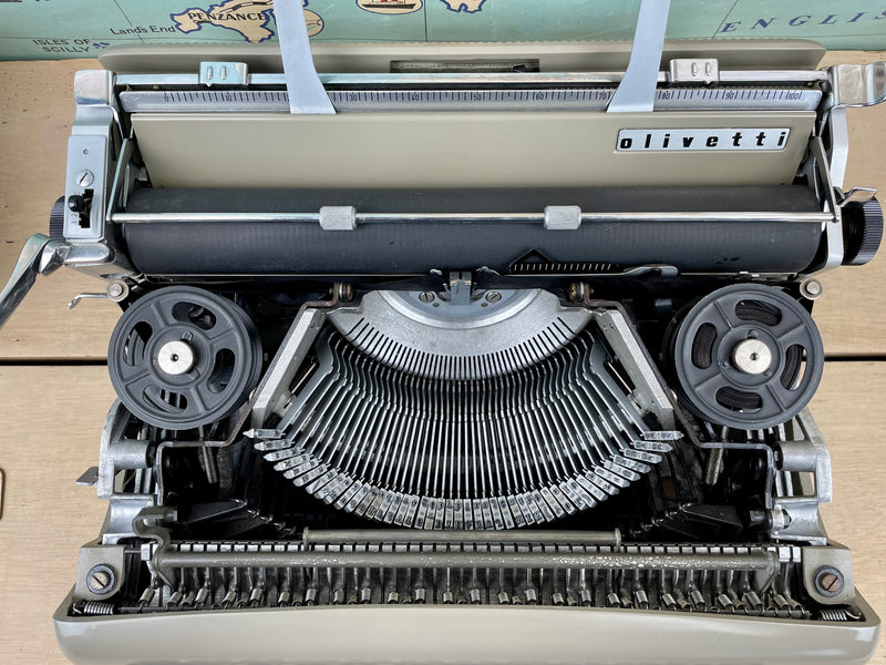 Typewriter, 1954 Olivetti Lettera 22 with Uncommon Imperial Typeface