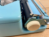 Typewriter, 1959 Uncommon Blue Olympia Splendid 33