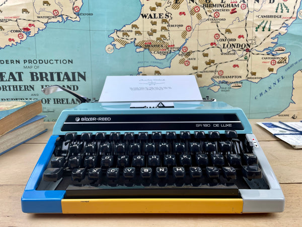 Typewriter, Multicoloured Silver Reed