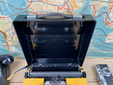 Typewriter, Yellow Silver Reed Silverette