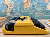 Typewriter, Yellow Silver Reed Silverette